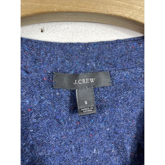 J. Crew Mens Confetti Cardigan Merino Wool Sweater Size Small Grandpacore Grunge - Picture 2 of 7